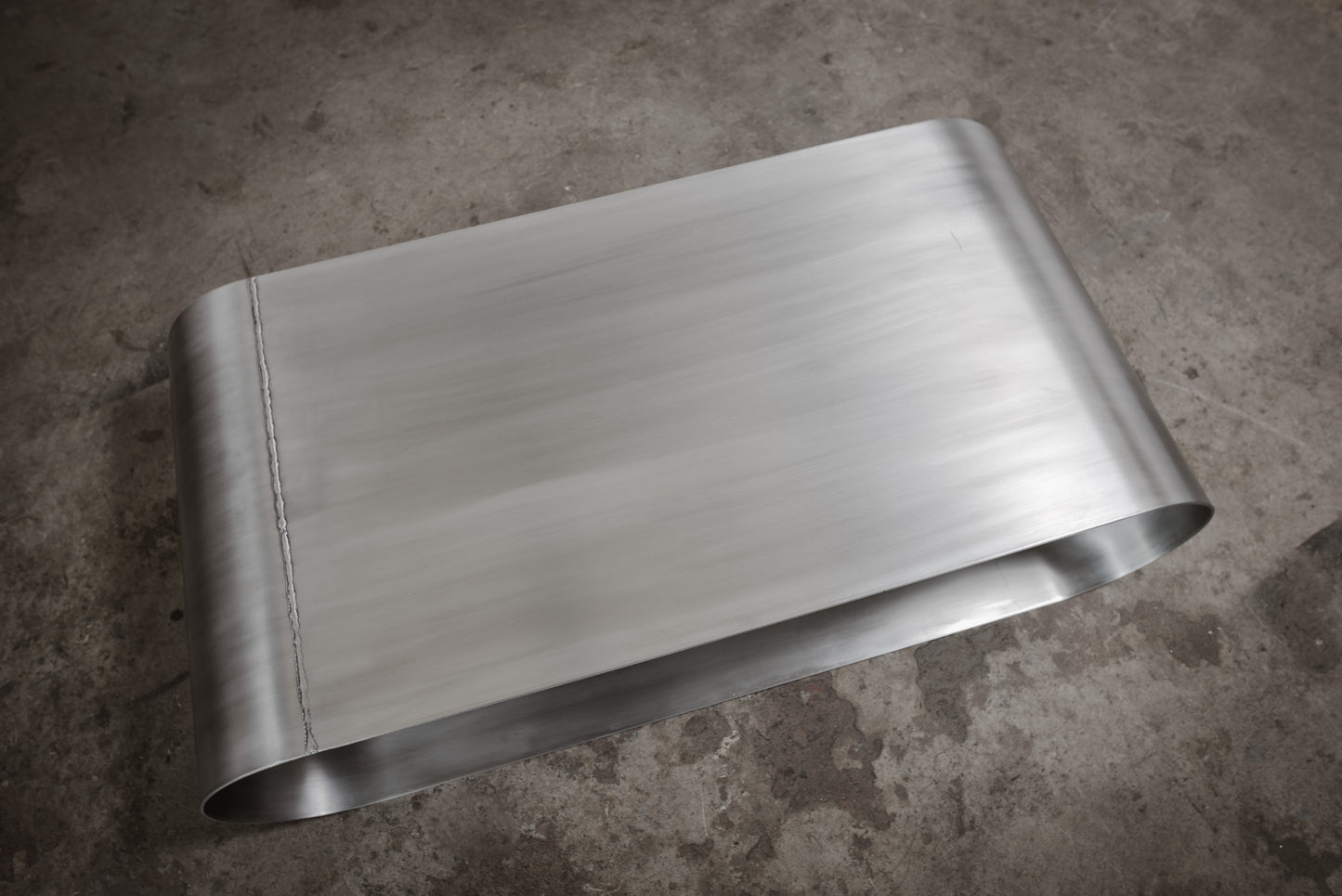 Jouir Coffee Table in Raw Black Steel by MTHARU